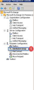 Create distribution group on exchange 2010 Create distribution group on exchange 2010