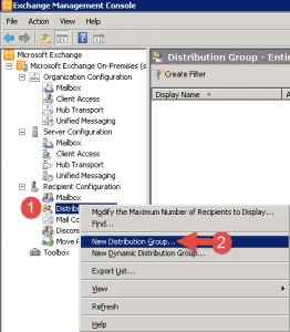 Create distribution group on exchange 2010 Create distribution group on exchange 2010