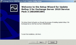 Install exchange 2010 sp2 ru3