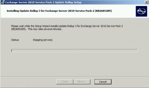 Install exchange 2010 sp2 ru3