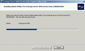 Install exchange 2010 sp2 ru3