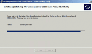 Install exchange 2010 sp2 ru3