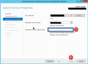Installing active directory federation services (adfs) Installing active directory federation services (adfs)