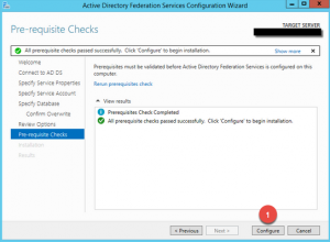 Installing active directory federation services (adfs) Installing active directory federation services (adfs)