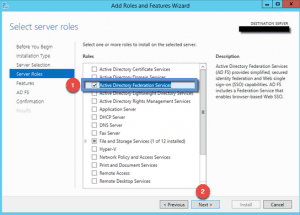 Installing active directory federation services (adfs) Installing active directory federation services (adfs)