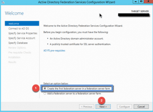 Installing active directory federation services (adfs) Installing active directory federation services (adfs)
