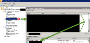 Import ssl certificate in exchange 2010