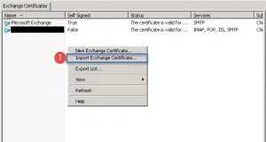 Import ssl certificate in exchange 2010 Import ssl certificate in exchange 2010