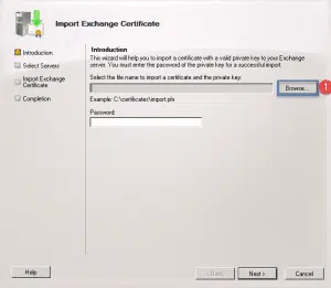 Import ssl certificate in exchange 2010 Import ssl certificate in exchange 2010