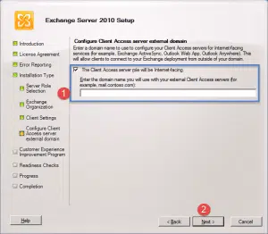 Exchange 2010 installation step-by-step