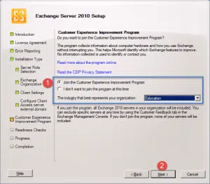 Exchange 2010 installation step-by-step