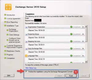 Exchange 2010 installation step-by-step