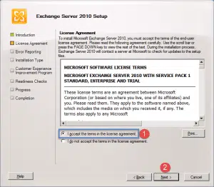 Exchange 2010 installation step-by-step