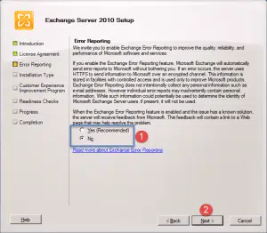 Exchange 2010 installation step-by-step