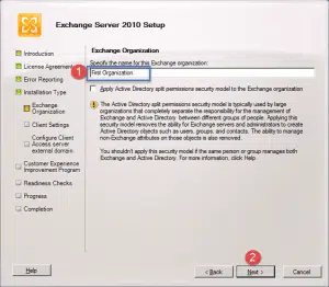 Exchange 2010 installation step-by-step