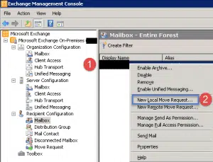 Perform mailbox moves on exchange 2010 Perform mailbox moves on exchange 2010