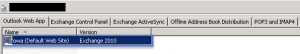 Exchange 2010 outlook web app authentication settings Exchange 2010 outlook web app authentication settings