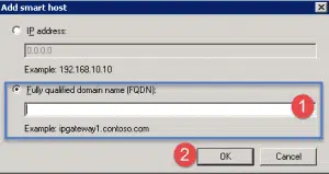 Create a send connector exchange 2010