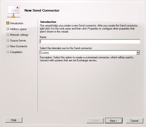 Create a send connector exchange 2010 Create a send connector exchange 2010
