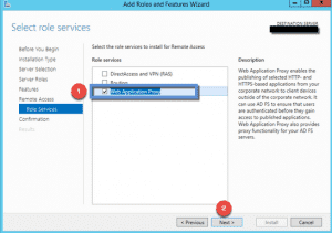 Installing (wap) web application proxy – server 2012 r2 Installing (wap) web application proxy – server 2012 r2