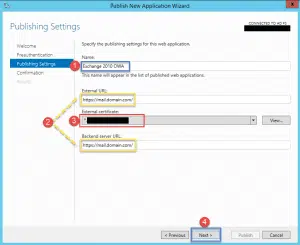 Publish exchange 2010 owa through the web application proxy (wap)