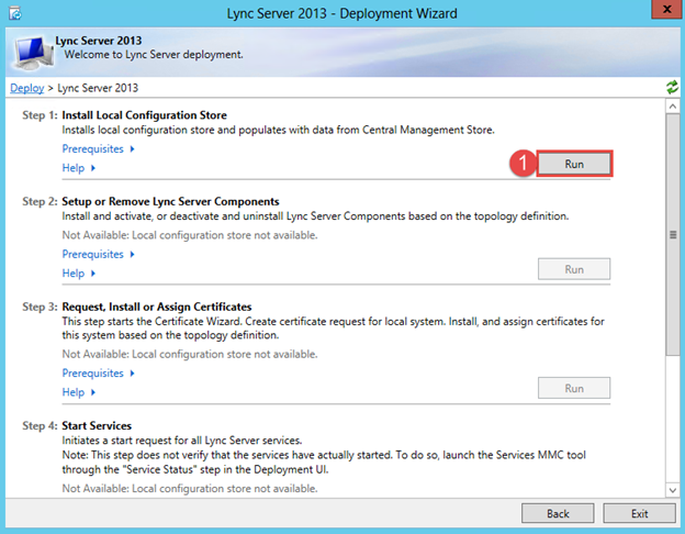 Install lync server 2013 step by step