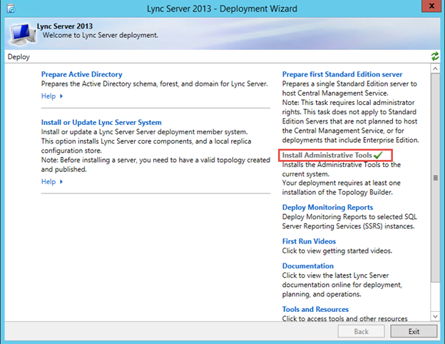 Install lync server 2013 step by step