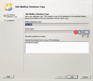 Create an exchange 2010 dag Create an exchange 2010 dag