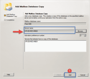 Create an exchange 2010 dag Create an exchange 2010 dag