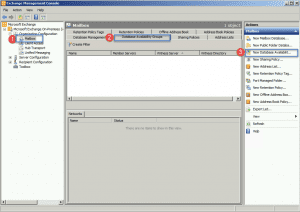 Create an exchange 2010 dag Create an exchange 2010 dag