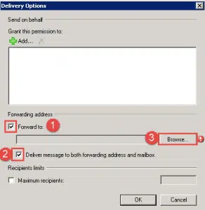 Enable forwarding on a mailbox in exchange 2010 Enable forwarding on a mailbox in exchange 2010