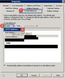 Add an alias to a mailbox in exchange 2010