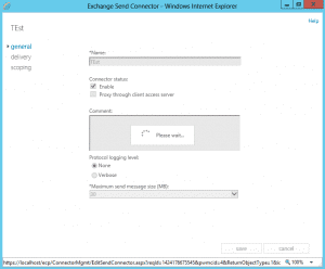 Configure maximum message size limit on send-receive connectors in exchange 2013 Configure maximum message size limit on send-receive connectors in exchange 2013