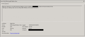 Exchange 2010 event id 1114