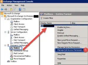 Grant full access permissions on a mailbox in exchange 2010 Grant full access permissions on a mailbox in exchange 2010