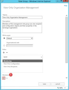 Grant user access to admin roles in exchange 2013 Grant user access to admin roles in exchange 2013