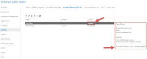 Create an email address policy in exchange 2013/2016 Create an email address policy in exchange 2013/2016
