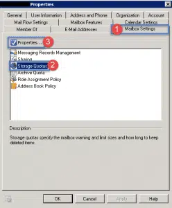 Increase mailbox size in exchange 2010