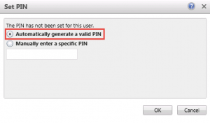 User cannot set pin for conference call in lync 2013