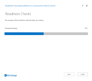 Exchange 2013 - cu9 upgrade
