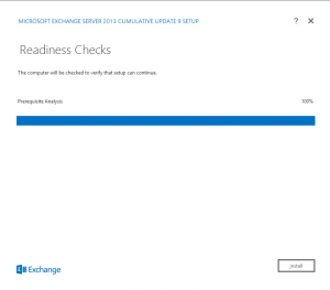 Exchange 2013 - cu9 upgrade