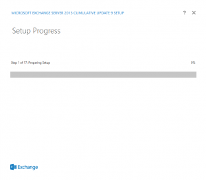 Exchange 2013 - cu9 upgrade