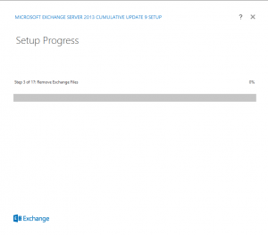 Exchange 2013 - cu9 upgrade