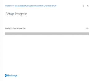 Exchange 2013 - cu9 upgrade