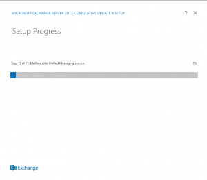 Exchange 2013 - cu9 upgrade
