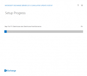 Exchange 2013 - cu9 upgrade