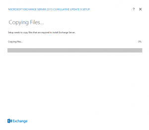 Exchange 2013 - cu9 upgrade
