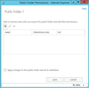 Exchange 2013 - public folders and the default rights