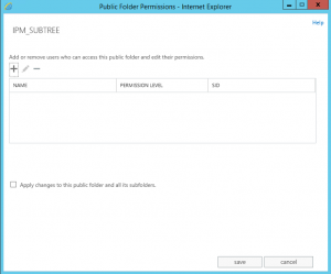 Exchange 2013 - public folders and the default rights