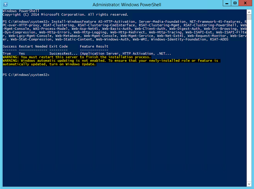 Exchange 2016 - cu5 installation Exchange 2016 - cu5 installation